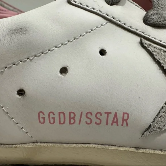 Golden Goose Women's Super Star Sneakers White Light Pink NIB - Picture 14 of 16